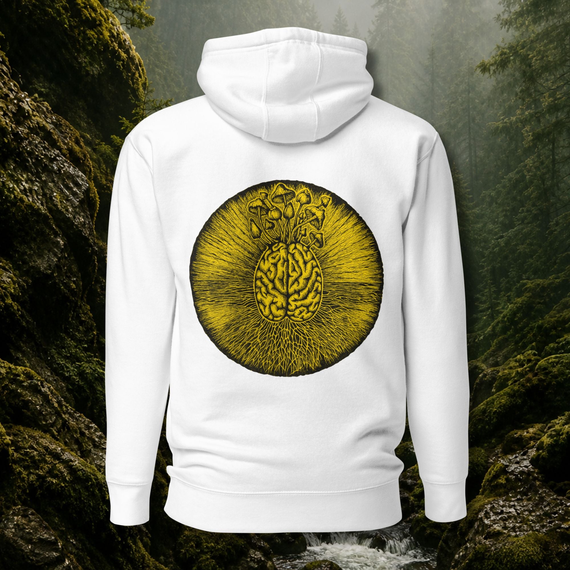 The Mycelial Halo Hoodie – Radiant Edition