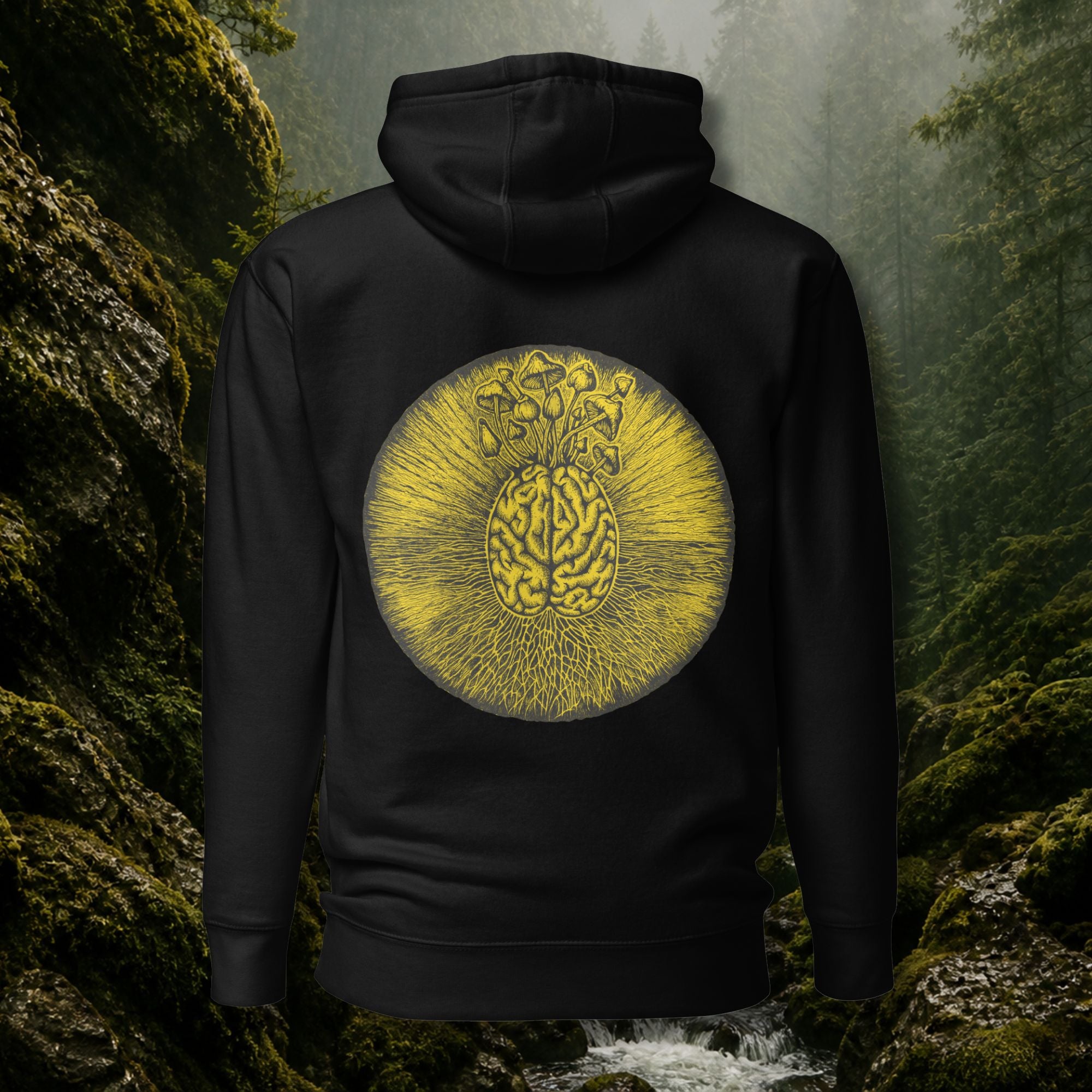 The Mycelial Halo Hoodie – Radiant Edition