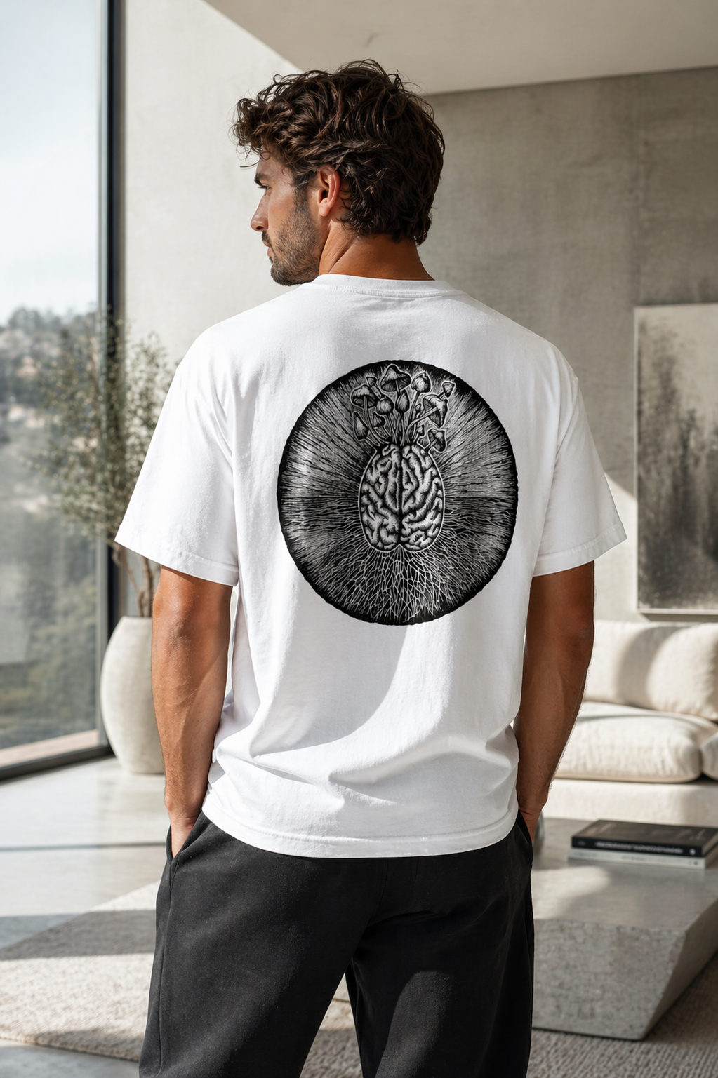 The Mycelial Halo – Monochrome Edition