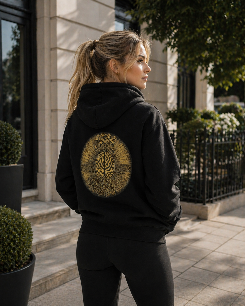 The Mycelial Halo Hoodie – Radiant Edition