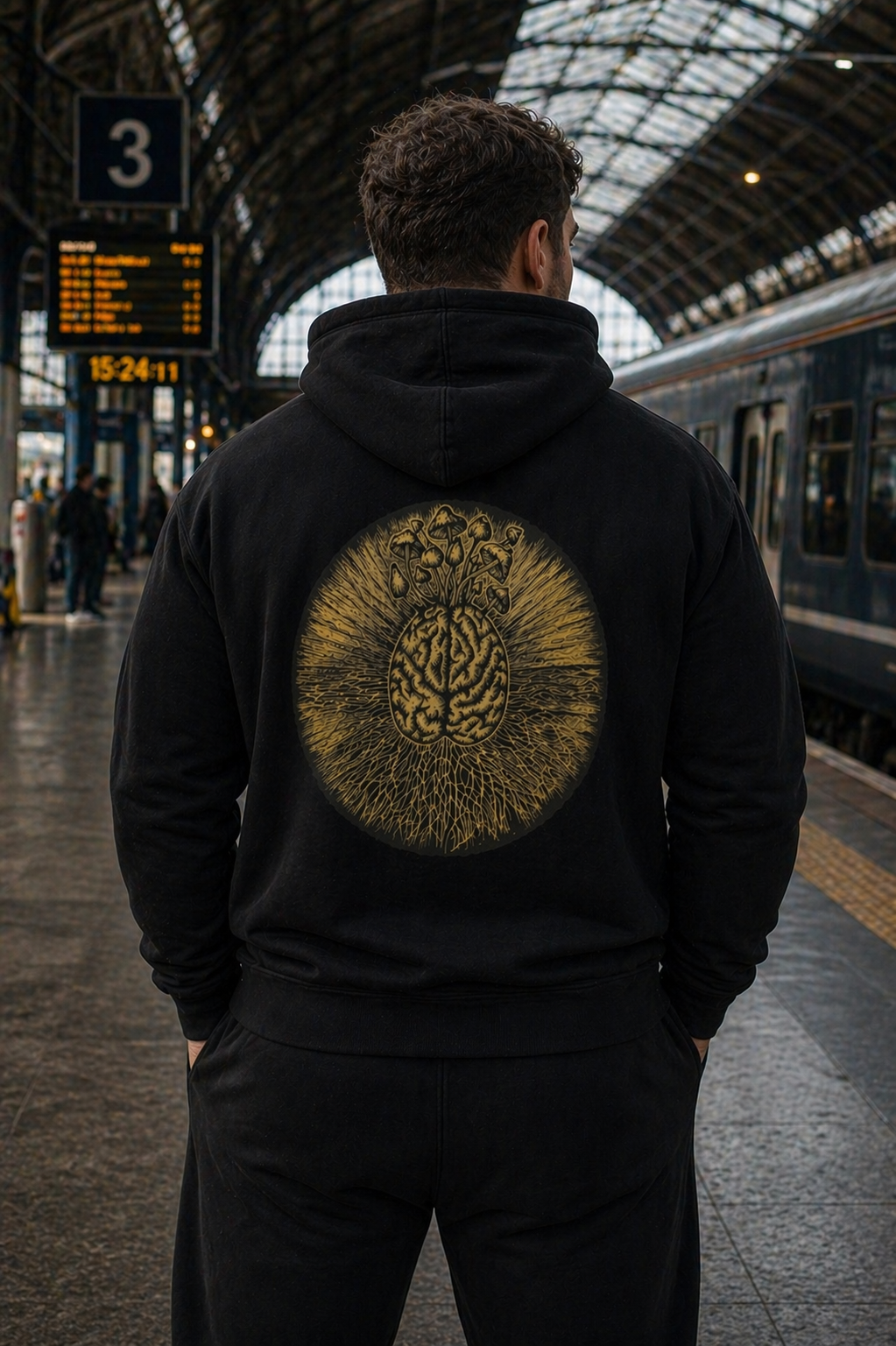 The Mycelial Halo Hoodie – Radiant Edition