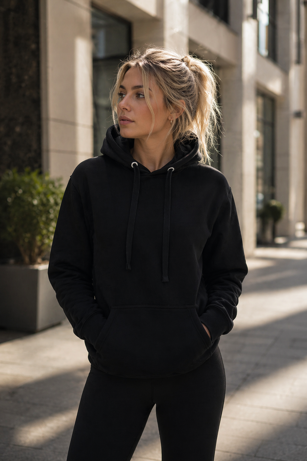 The Mycelial Halo Hoodie – Monochrome Edition