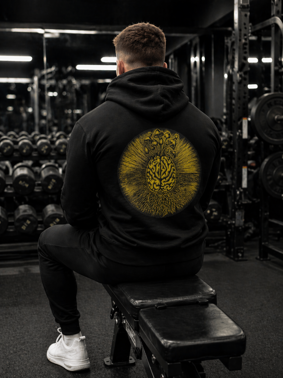 The Mycelial Halo Hoodie – Radiant Edition
